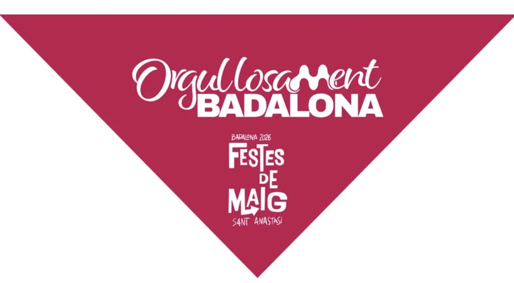 Pañuelo de las Festes de Maig 2026 de Badalona